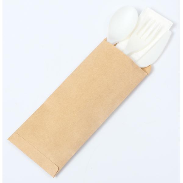 Buy Eco Friendly Disposable Utensils , Disposable Cutlery Kit In Envelope Wrapper at wholesale prices