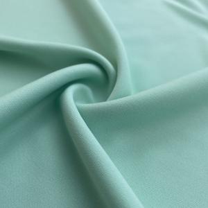 Polyester Stripe Twill Double Sided Fabric Knitted 75D Solid Color For Laptop