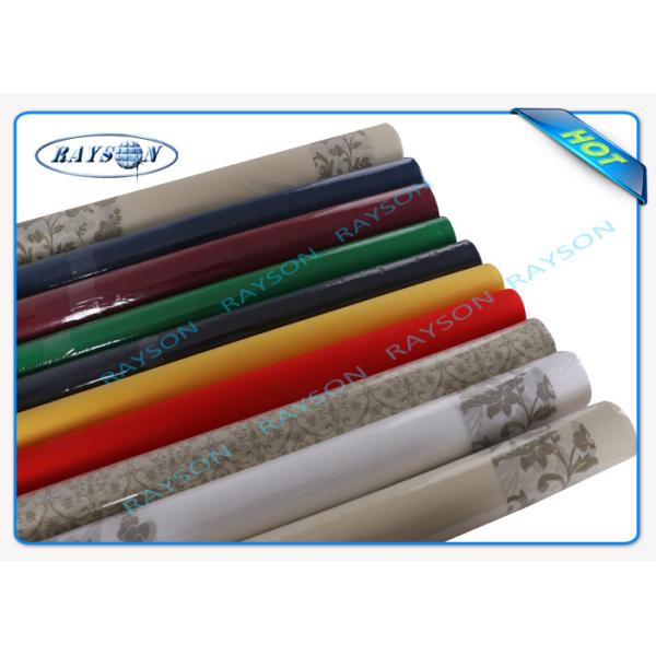Environmental Friendly 45gr Small Roll Non Disposable Tablecloths With Printing