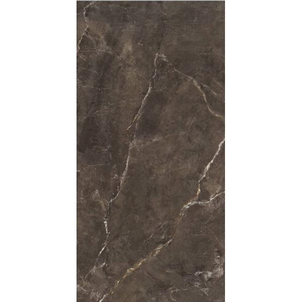 Marble Bathroom Brown Ceramic Kitchen Floor Tile / Thin Polished 90*180cm Glazed Porcelain Floor Tile
