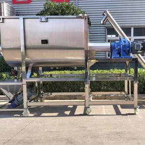 High yield stainless steel supports customization Ribbon Blender Machine for