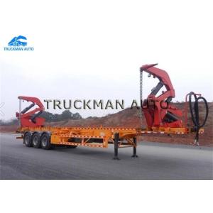 High Efficient Side Loader Container Truck Easy Loading Unloading With 37 Tons