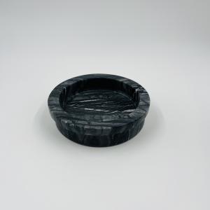 Nature Ash Wood Grain Marble Bathroom Parts Accessories Round Shape Soap