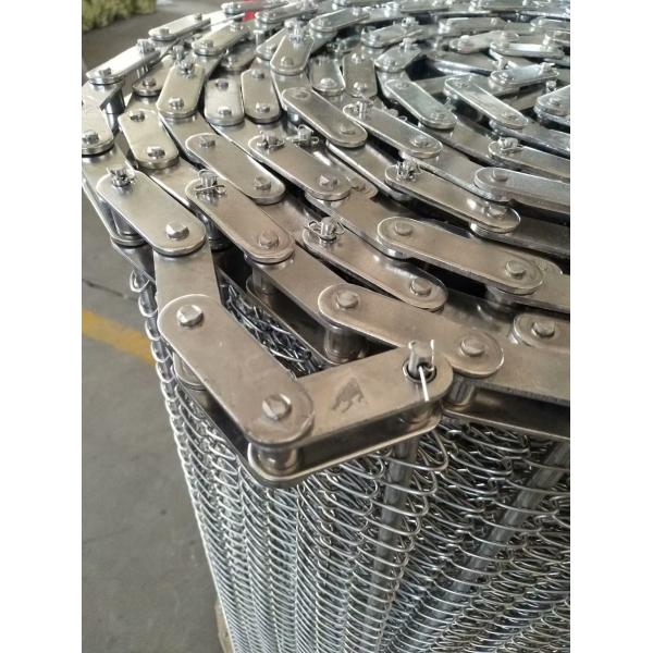 Wide Range Wire Metal Mesh Conveyor Belt , Stainless Steel Chain Conveyor Belt