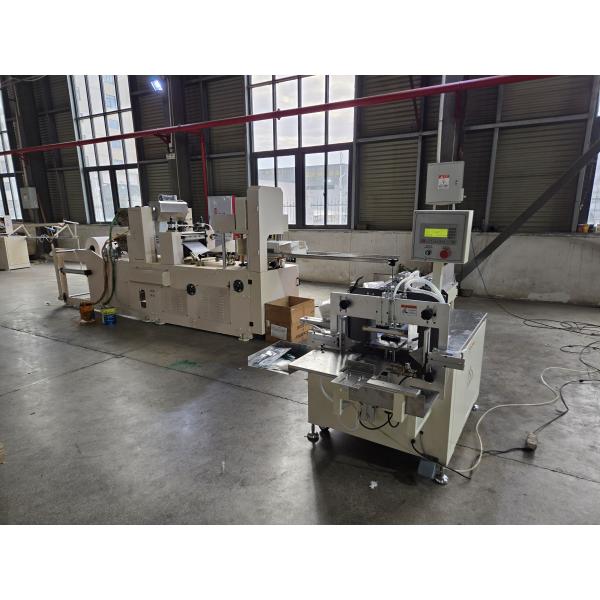 Cheap price 2 colors printing napkin tissue paper making machine packing production line for start business