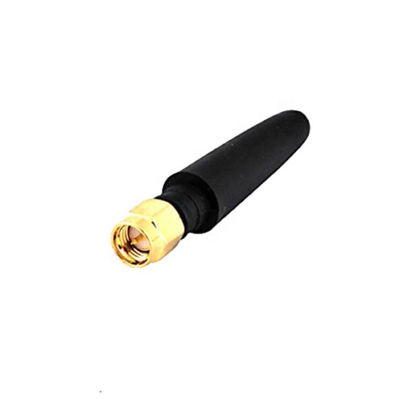 433/868/915/2.4G/4Gmhz Rubber Antenna 2DBI Low VSWR 10g Weight for Data Transmission