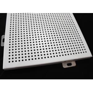 Acoustical Aluminum Wall Panels / Commercial Perforated Metal Ceiling Panel