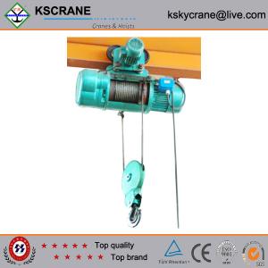 China Hot Sale Wire Rope Electric Hoist With Trolley on sale