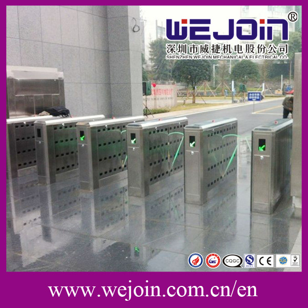 Waist High Acrylic Flap Barrier Gate Stainless Steel 900mm Width CE Certificated