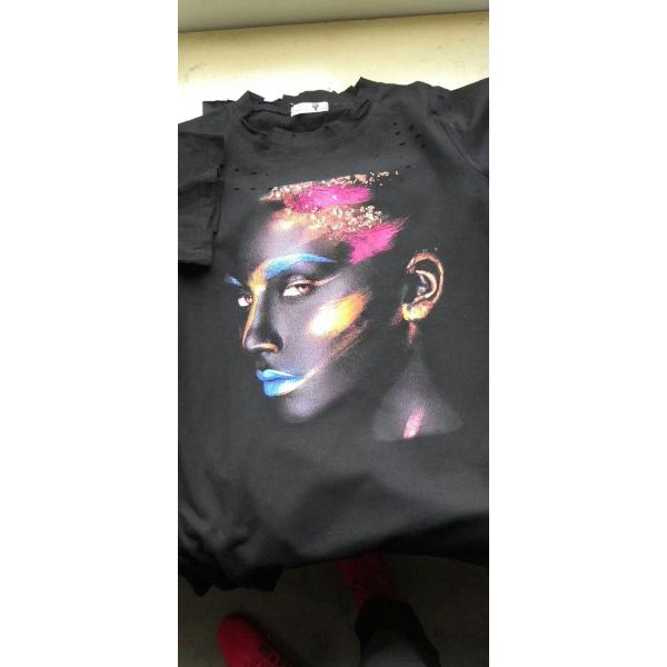 Direct Print Digital Garment Printer , Tee Shirt Printing Machine With 8 Ricoh GH2220 Printheads