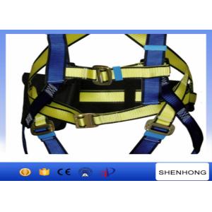 Construction Safety Belt Full Body Safety Harness With 100% Polyester