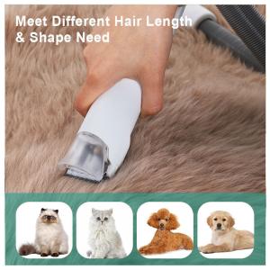110-220V Electric Pet Grooming Kit for Dogs Silent Vacuum Cleaner and Fur