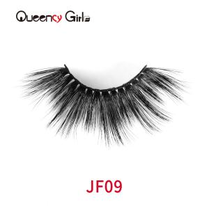Super Soft Synthetic Fiber Lashes , Silk False Strip Eyelashes