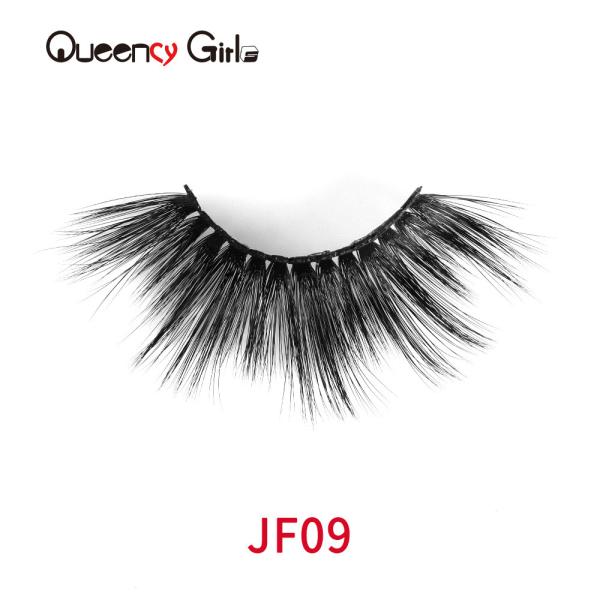 Buy Super Soft Synthetic Fiber Lashes , Silk False Strip Eyelashes at wholesale prices