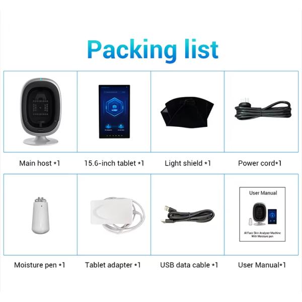 Face Scanner Deep Skin Detector Skin Tester 3D Skin Analyzer Machine