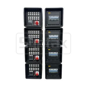 Syntax MD1 Three Phase 4P 32AMP HDPE Portable Distribution Box IP67 With 12 Nos