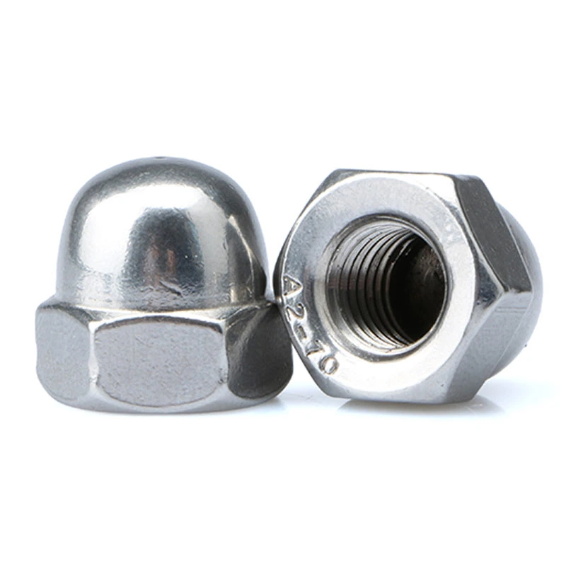 DIN1587 Stainless Long Small Hex Head Domed Cap Nut for Decorative Cars Motorcycle