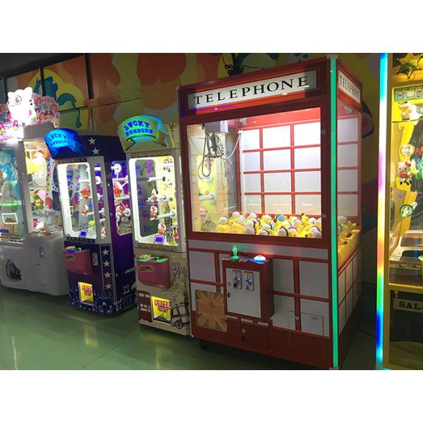 Attractive And Fashion Crane Game Machine / Big Dolls Claw Toy Machine