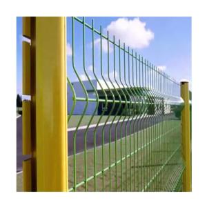 Customized Steel Hot-Dipped Galvanized 3D Welded Wire Mesh Fence Panel at