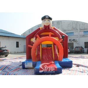 Outdoor Pirate Inflatable Bounce Slide Combo For Kids Outdoor Party Fun