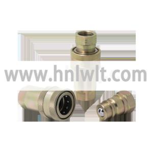 Quality ISO 7241-A NPT Hydraulic Quick Connector 12 GPM 5000 PSI Nitrile Rubber Seals by Parker Hannifin for sale