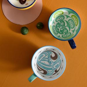 Savall Custom Round Rustic Porcelain Cups And Mugs