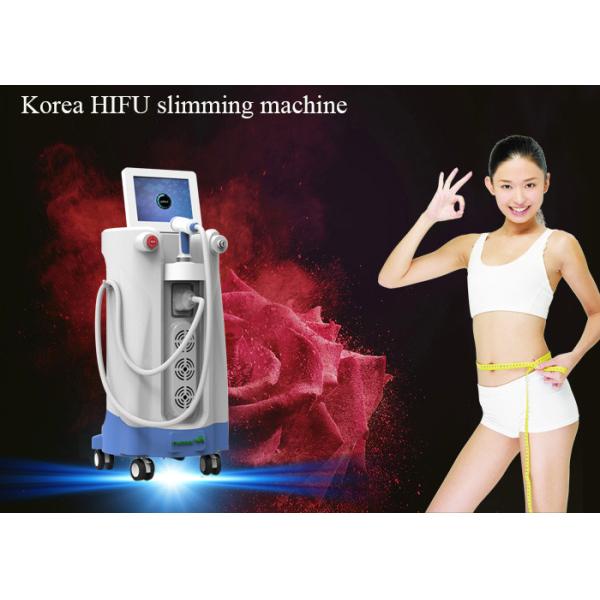 Buy 250khz korea hifu beauty / slimming machine / 500W Body Sculpture Equipment HIFU For Female Salon at wholesale prices