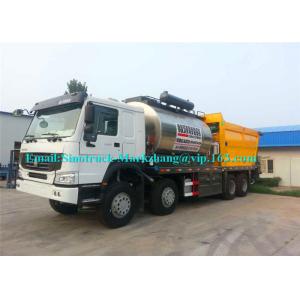 ZZ3317N4667D1 Road Maintenance Machinery , Fiber Asphalt Chip Seal Chip Sealer