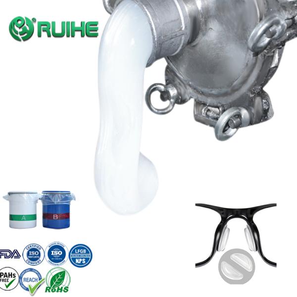 Crystal Clear LSR for Glasses Nose Pads Superior Light Transmission