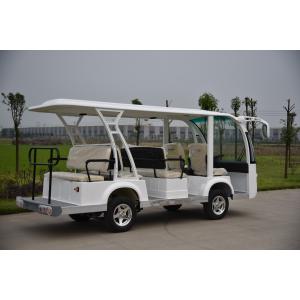 Customized Mini Electric Sightseeing Cars Four Wheels With Hydraulic Braking