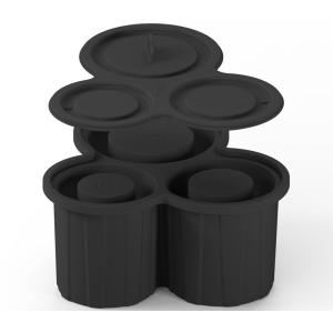 Convenient Hollow Cylinder Ice Maker for 20-40 oz Tumbler Cups Silicone Material