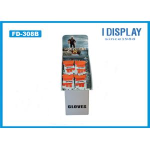 Gloves Cardboard POP Displays , Free Standing Cardboard Displays Special Shape