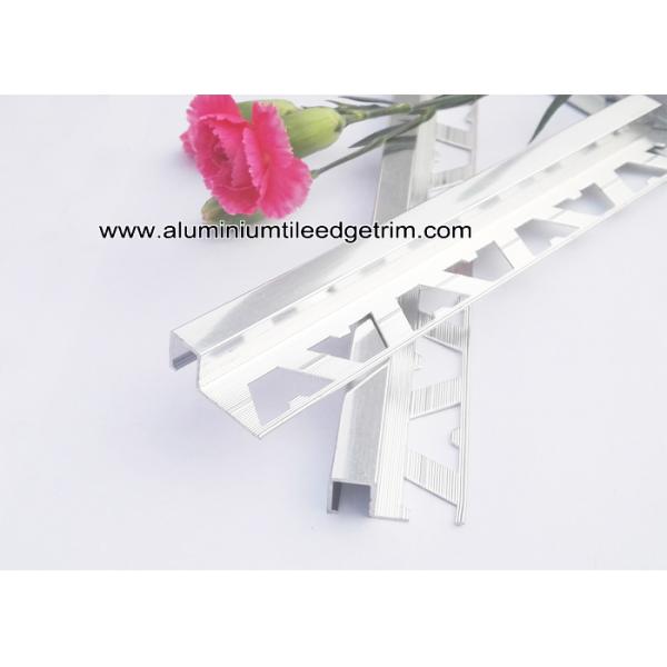 shiny polished chrome Aluminum Wall Tile Trim