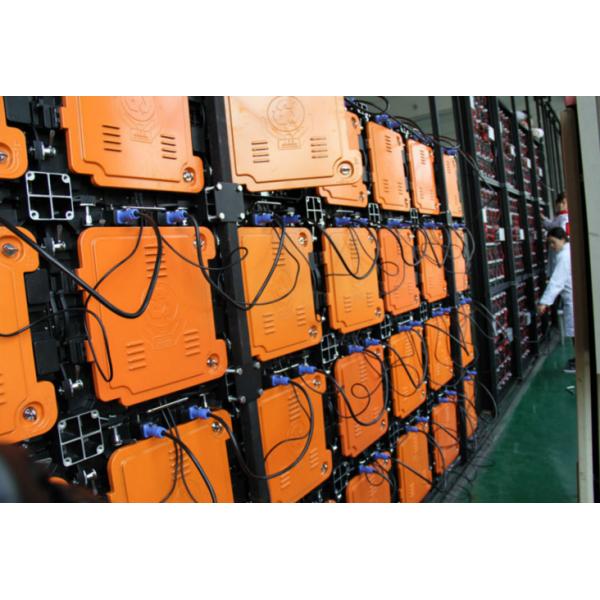 Ultra Thin P4 LED Advertising Screens cabinet 512*512 Brightness 1500 3G control