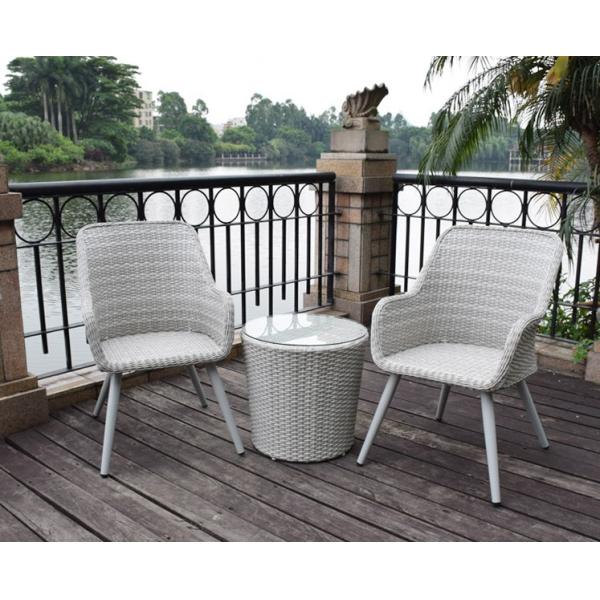 Hot Sales PE Rattan Aluminium chairs and table Hotel Outdoor Garden Patio chair