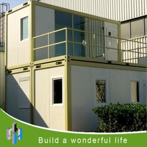 hot sale combined flat pack container house hotel