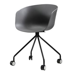 Polypropylene Plastic Rolling Chair Modern Design For Office / Home
