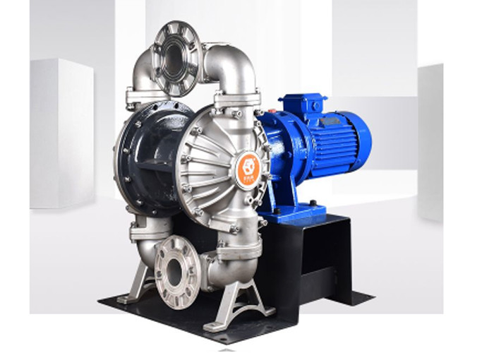 China Stainless Steel Electric Diaphragm Pump 3 Inch Double Diaphragm PTFE on sale