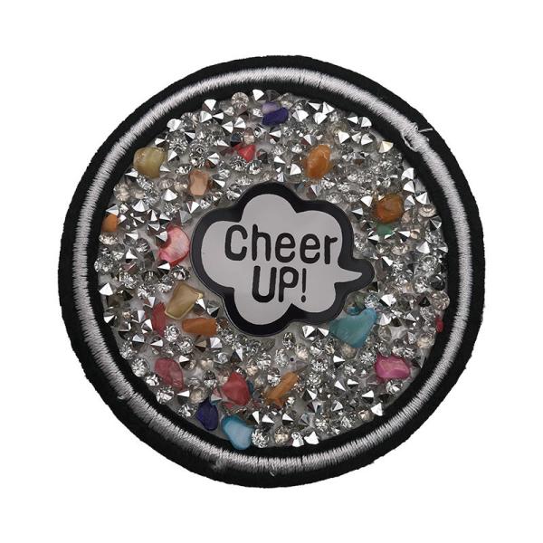 Buy Celebration Rhinestone Patches Iron On , Bling rhinestone Eye Patch at wholesale prices