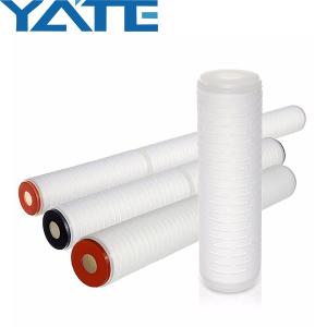 1 Micron 20 Inch Pes Filter Cartridge Pp Pleated Liquid Filtration Micro Filter