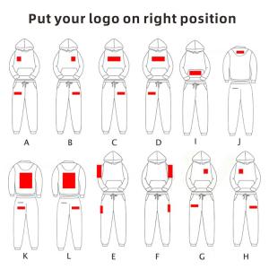 Custom Logo Oversized Sweatshirts Pullover Blank Plain Hoodies Unisex Cotton