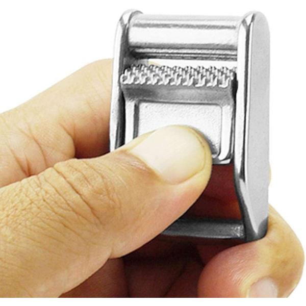 Polished Finish 1 Inch Stainless Steel Spring Cam Buckle for Marine Applications