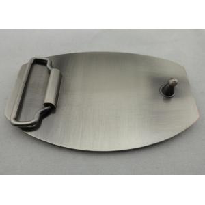 Zinc Alloy / Pewter Troop Belt Custom Made Buckles Antique Nickel Plating with