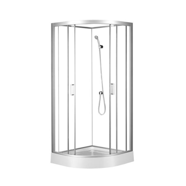 Cirle 900*900*2150mm Aluminium Alloy Frame Toughened Glass Shower Cabin