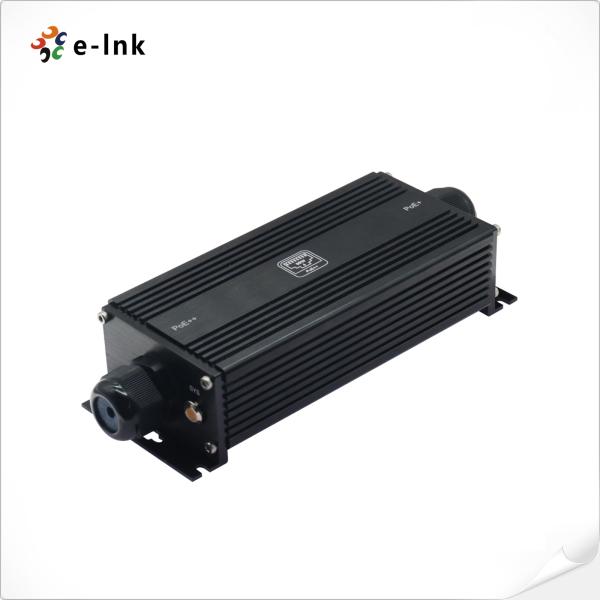 Buy Industrial PoE Extender IP67 Waterproof Gigabit 100m 802.3bt -40°C to 80°C at wholesale prices