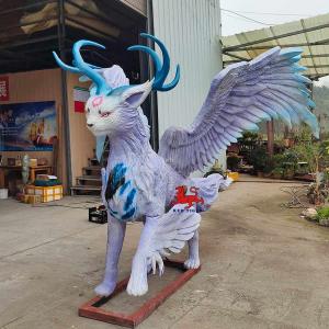 Weather Resistance Amusement Park Animatronics Chinese Ancient Animals Baize