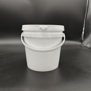 IOS9001 Anti Rust Big Round Plastic Bucket With Handles