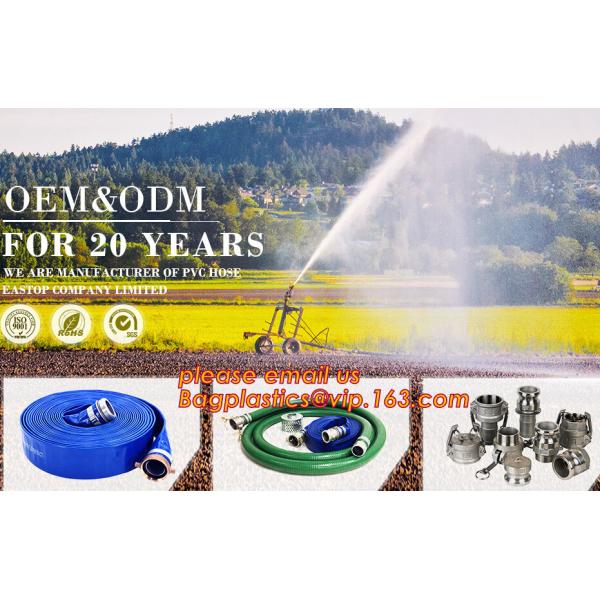 Buy Flexible PVC Layflat Hose for Water Irrigation tube PVC High-Strength Layflat Hose at wholesale prices
