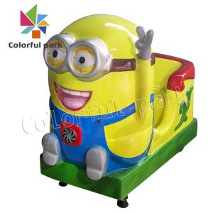 Minion Themed Kid Arcade Machine , MP5 Video Game Kiddie Ride On