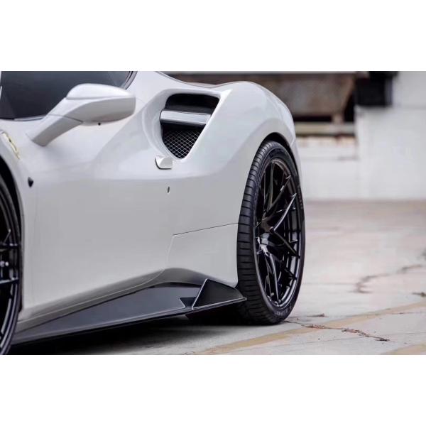 For Ferrari 488 Carbon Fiber Body Kit 488 Upgraded Vors Style Carbon Fiber Front Lip Diffuser Spoiler Body Kit